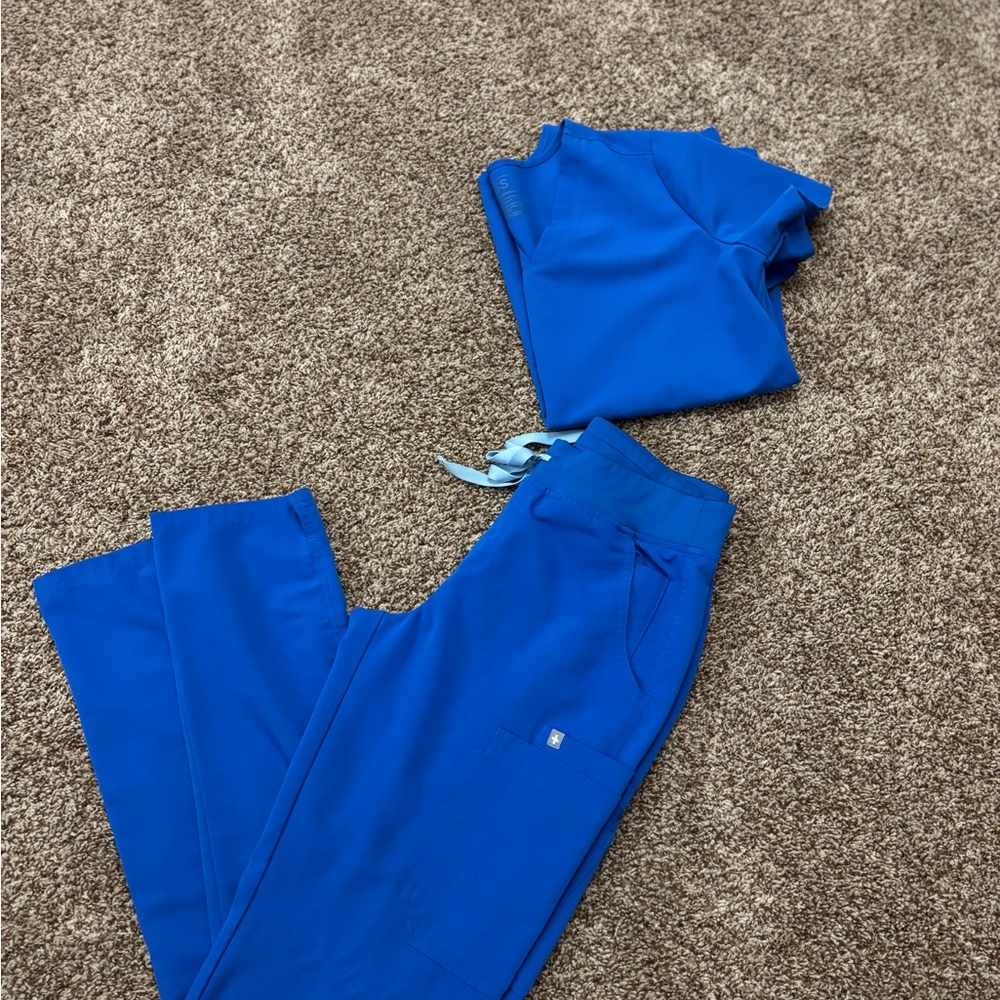 Blue Scrub Set